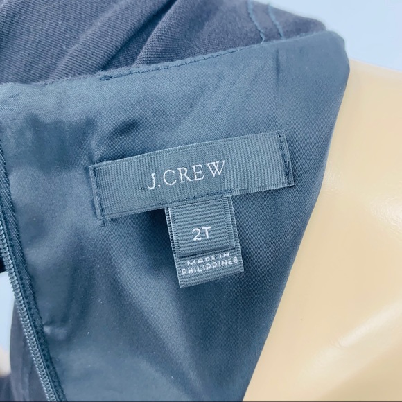 ✨3/$50 J. Crew Black Short Sleeve Scoop Neck Dress - Picture 7 of 8